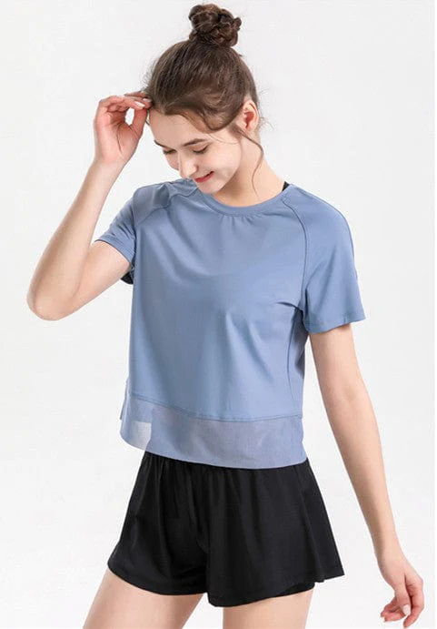 Mesh Lined Relaxed Active Top - Image 7