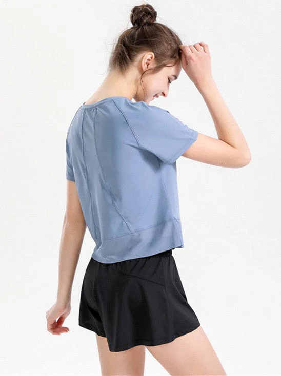 Mesh Lined Relaxed Active Top - Image 8