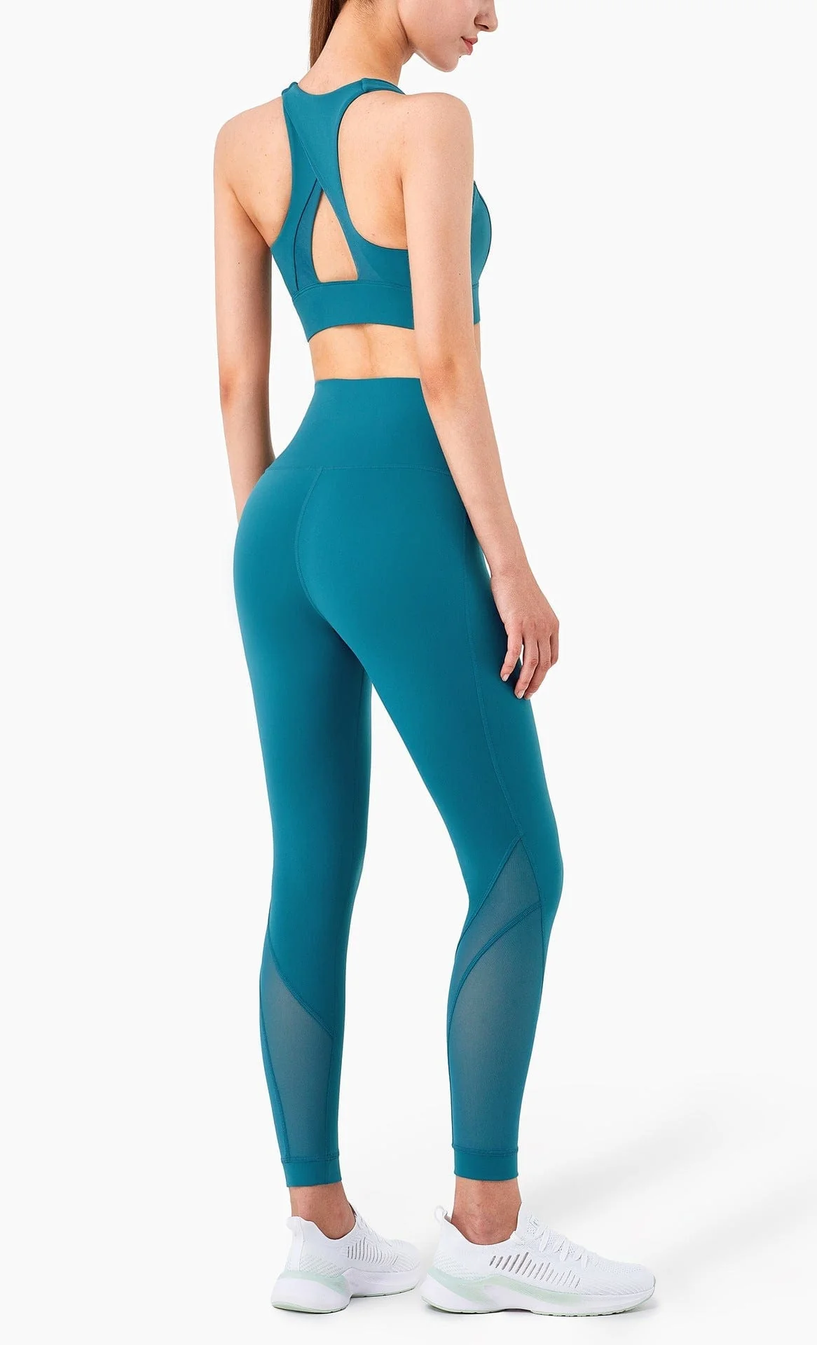 Mesh Paneling High Rise Leggings - Image 17