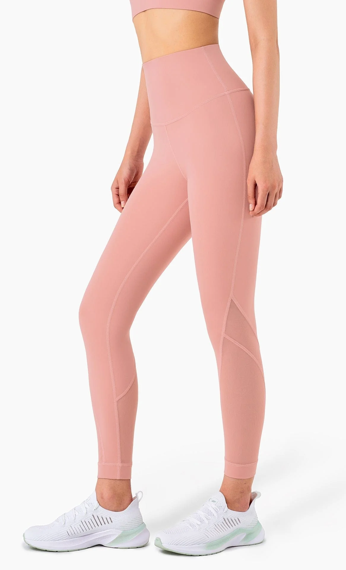 Mesh Paneling High Rise Leggings - Image 9