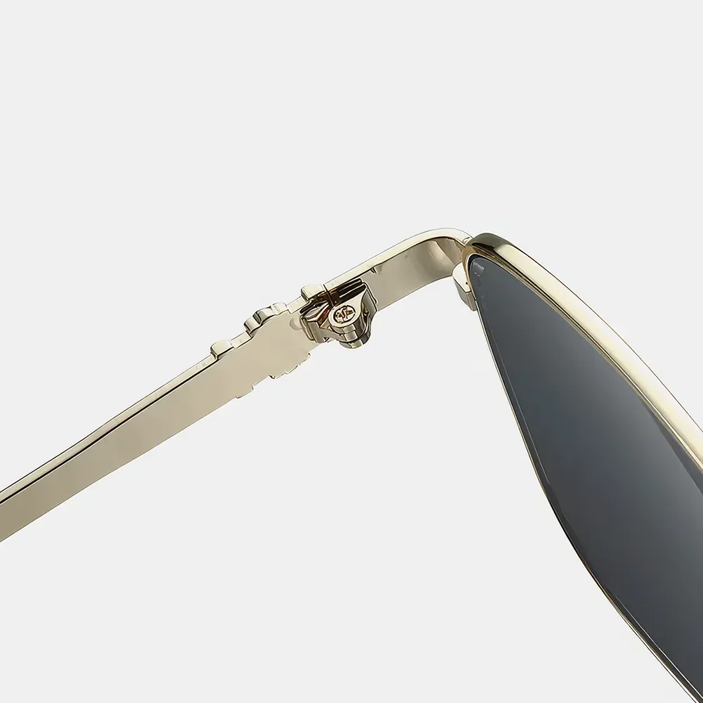 Metal Square Frame Sunglasses - Image 12