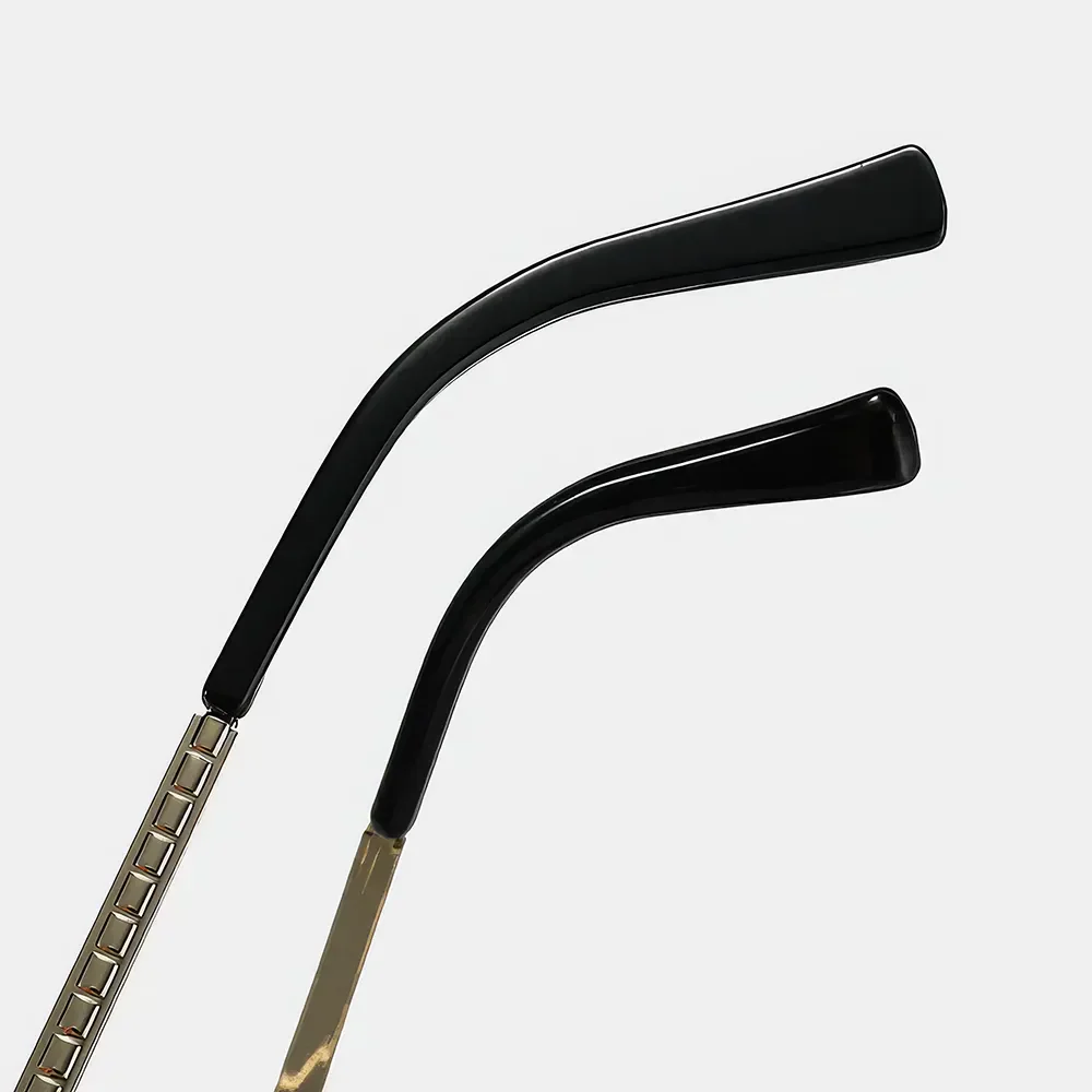 Metal Square Frame Sunglasses - Image 13