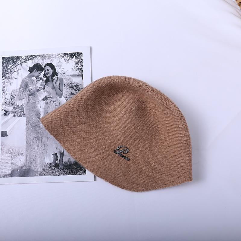 Metallic Text Detail Woven Hat - Image 4