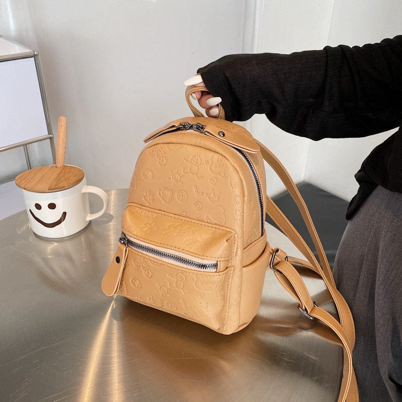 Mini Cartoon Embossed Backpack - Image 5