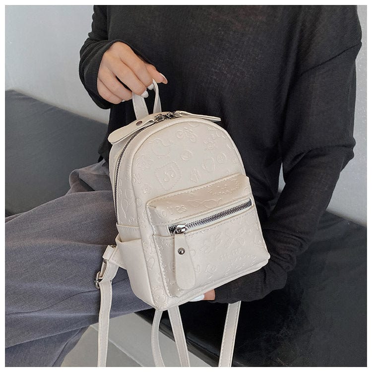 Mini Cartoon Embossed Backpack - Image 9