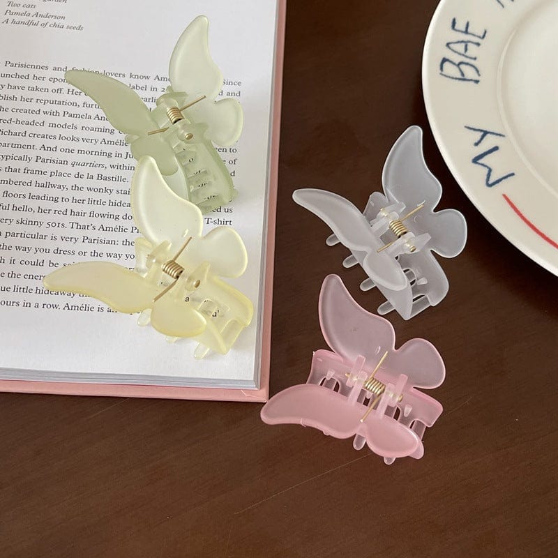 Mini Matte Pastel Butterfly Clip - Image 4
