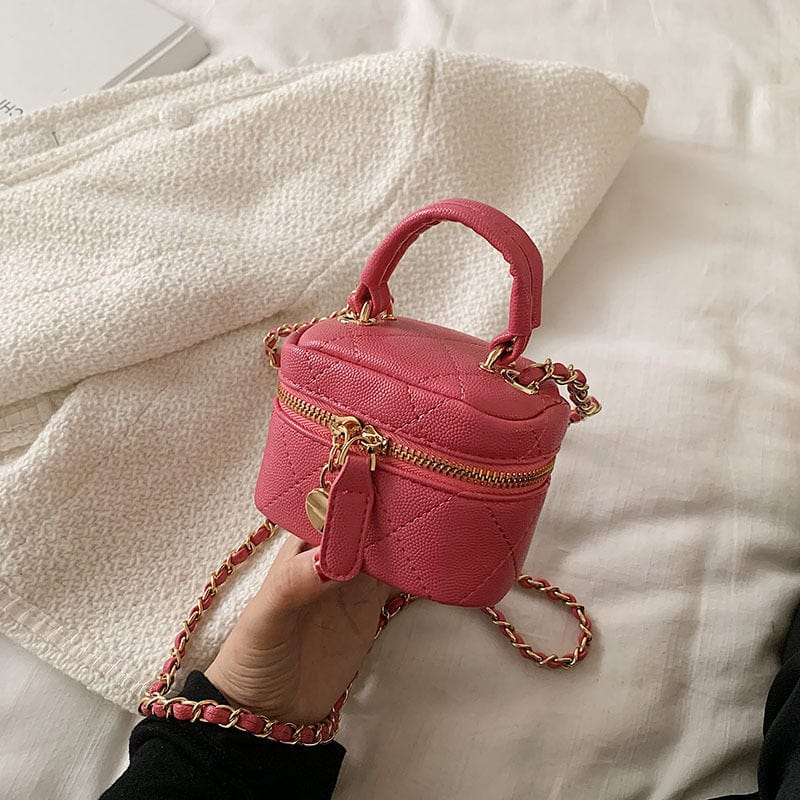 Mini Quilted Messenger Bag - Image 6