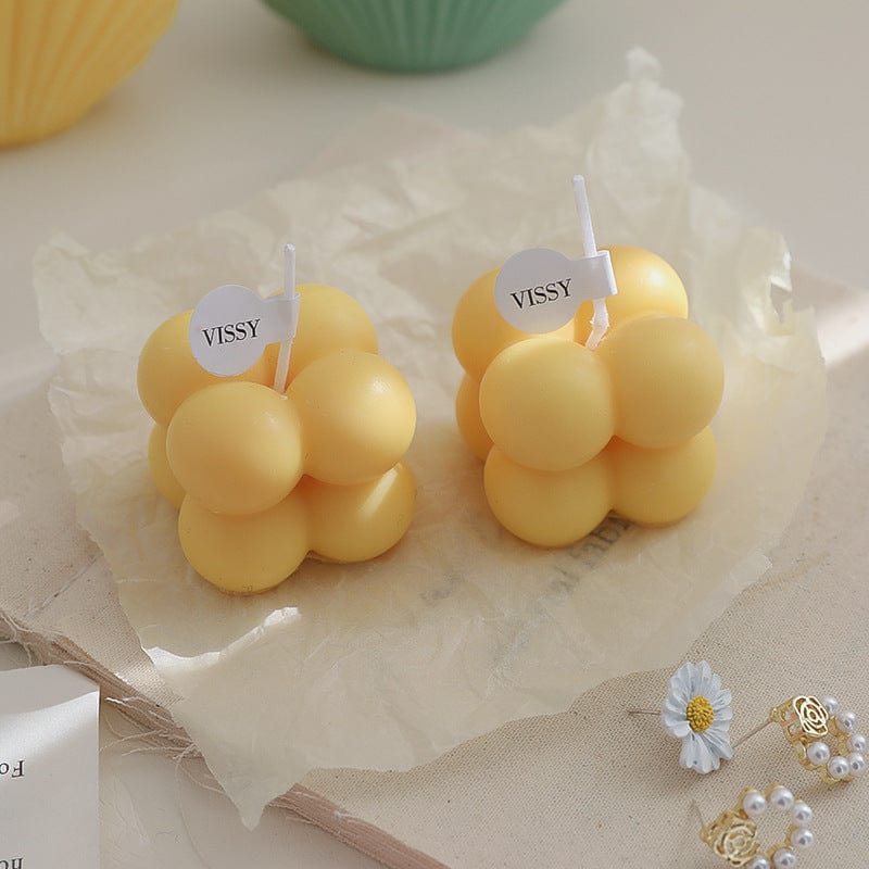 Mini Trendy Bubble Cube Candle