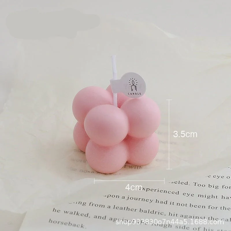 Mini Trendy Bubble Cube Candle - Image 11