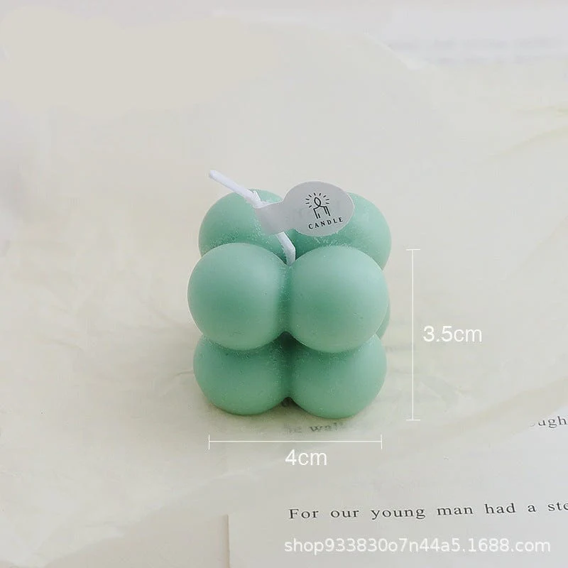 Mini Trendy Bubble Cube Candle - Image 5