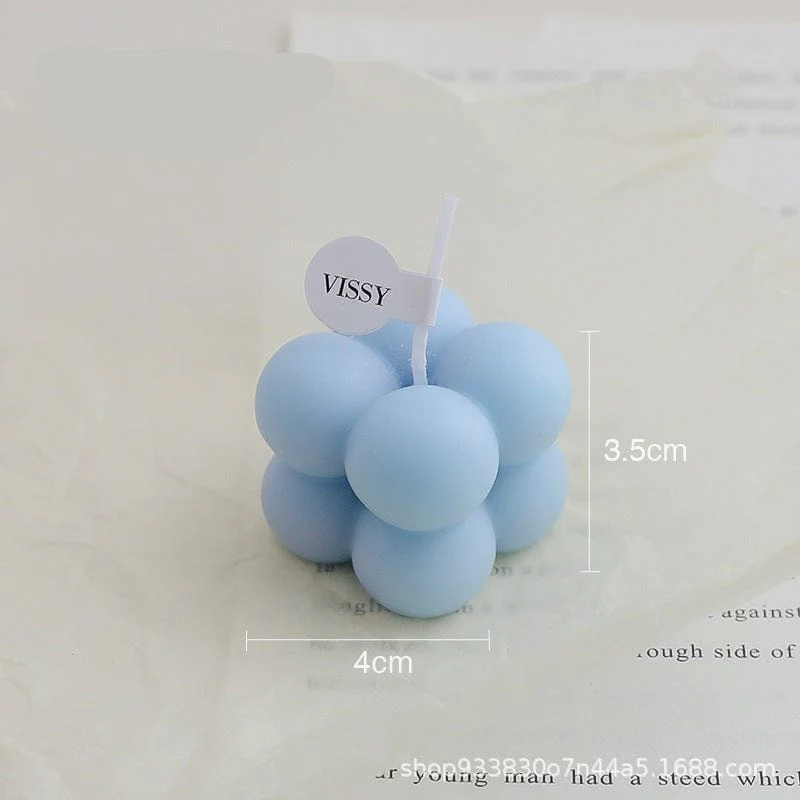 Mini Trendy Bubble Cube Candle - Image 6