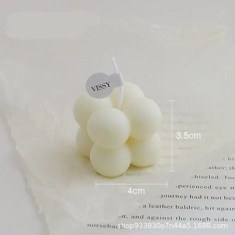 Mini Trendy Bubble Cube Candle - Image 8