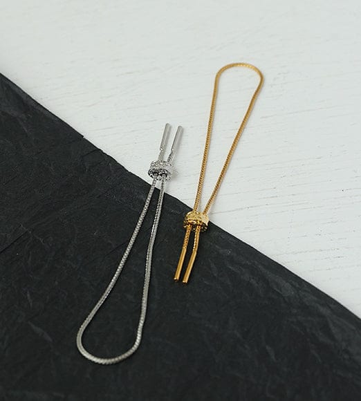 Minimalist Adjustable Clasp Bracelet & Necklace - Image 4