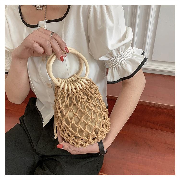 Minimalist Crochet Bracelet Bag - Image 4
