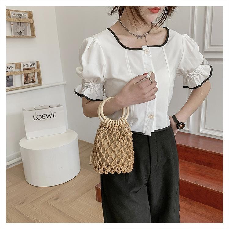Minimalist Crochet Bracelet Bag - Image 7