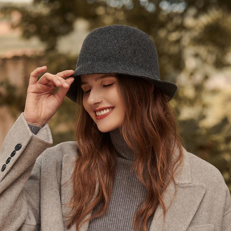Minimalist Wool Cloche Hat - Image 5
