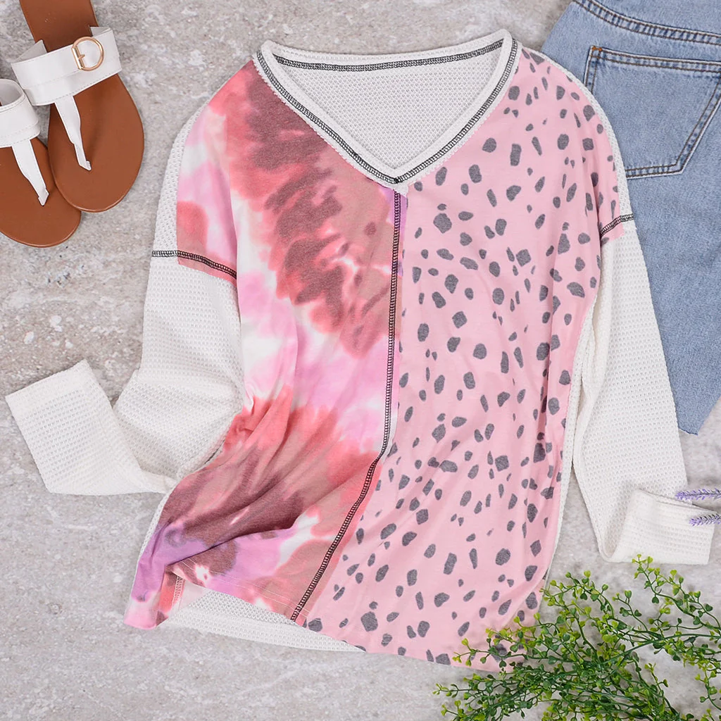 Mixed Print Long Sleeve Shirt - Image 3