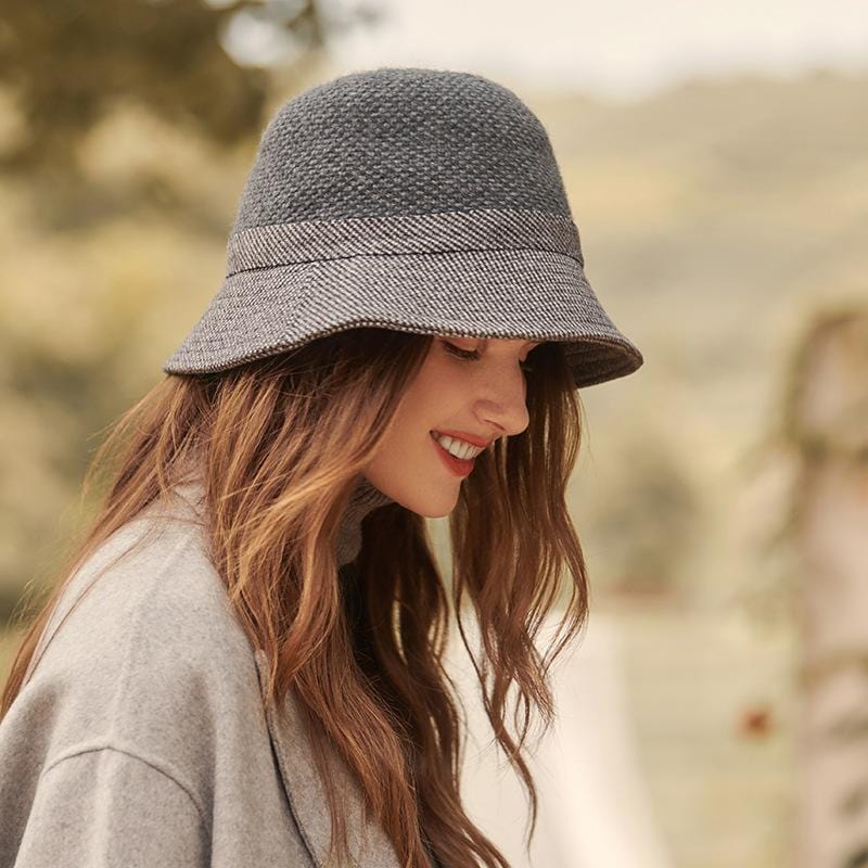 Mixed Texture Bucket Hat - Image 3