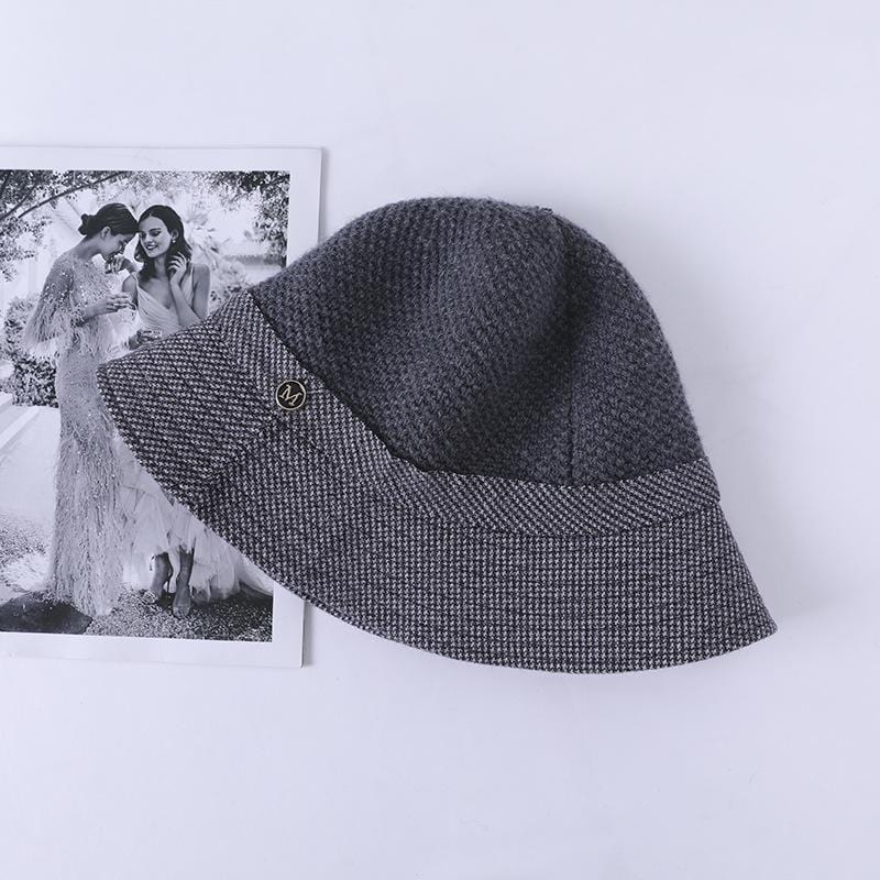 Mixed Texture Bucket Hat - Image 4
