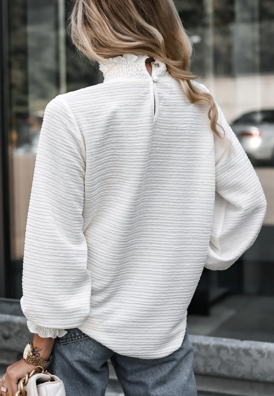Mock Neck Long Sleeve Top - Image 4
