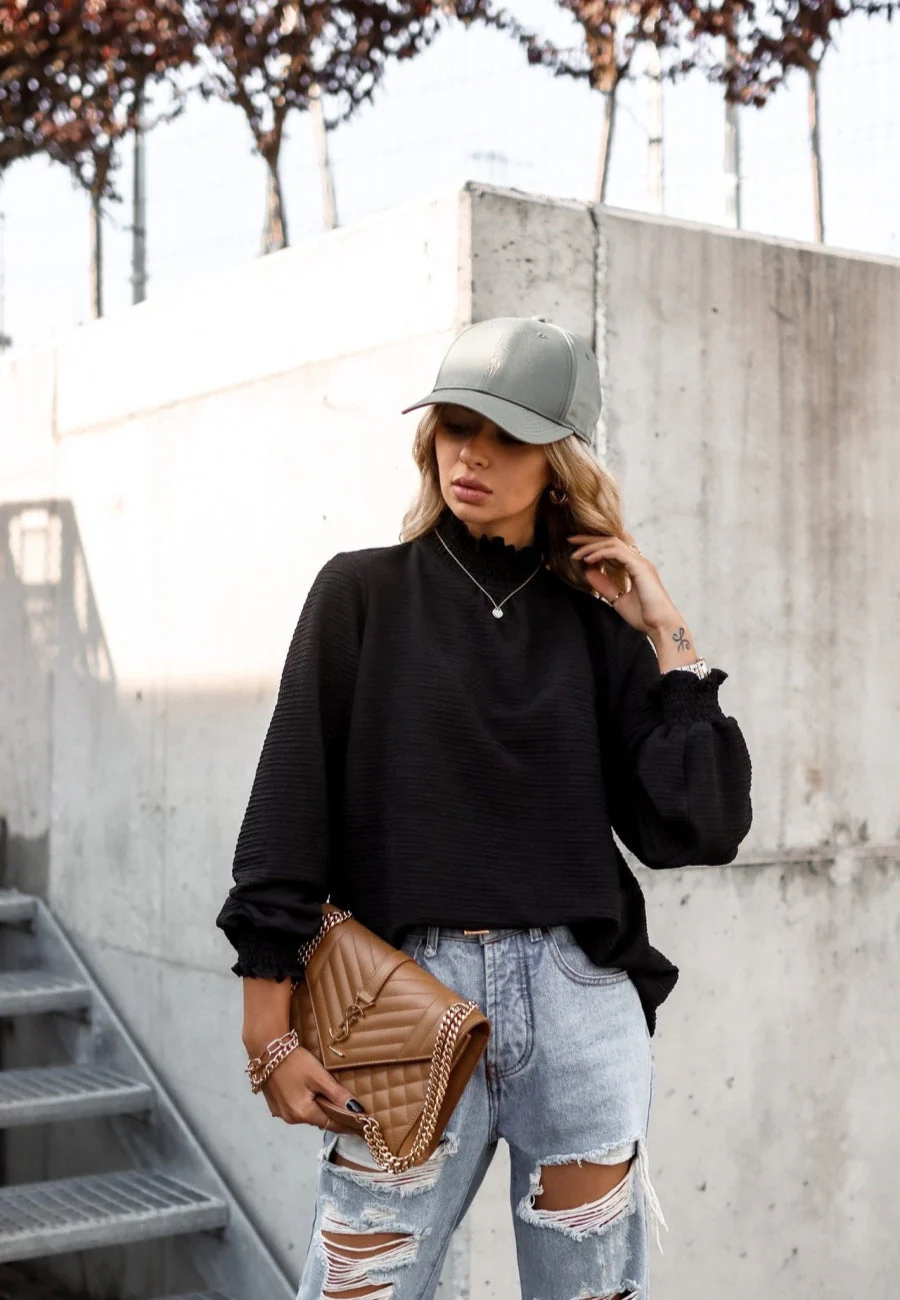 Mock Neck Long Sleeve Top - Image 5