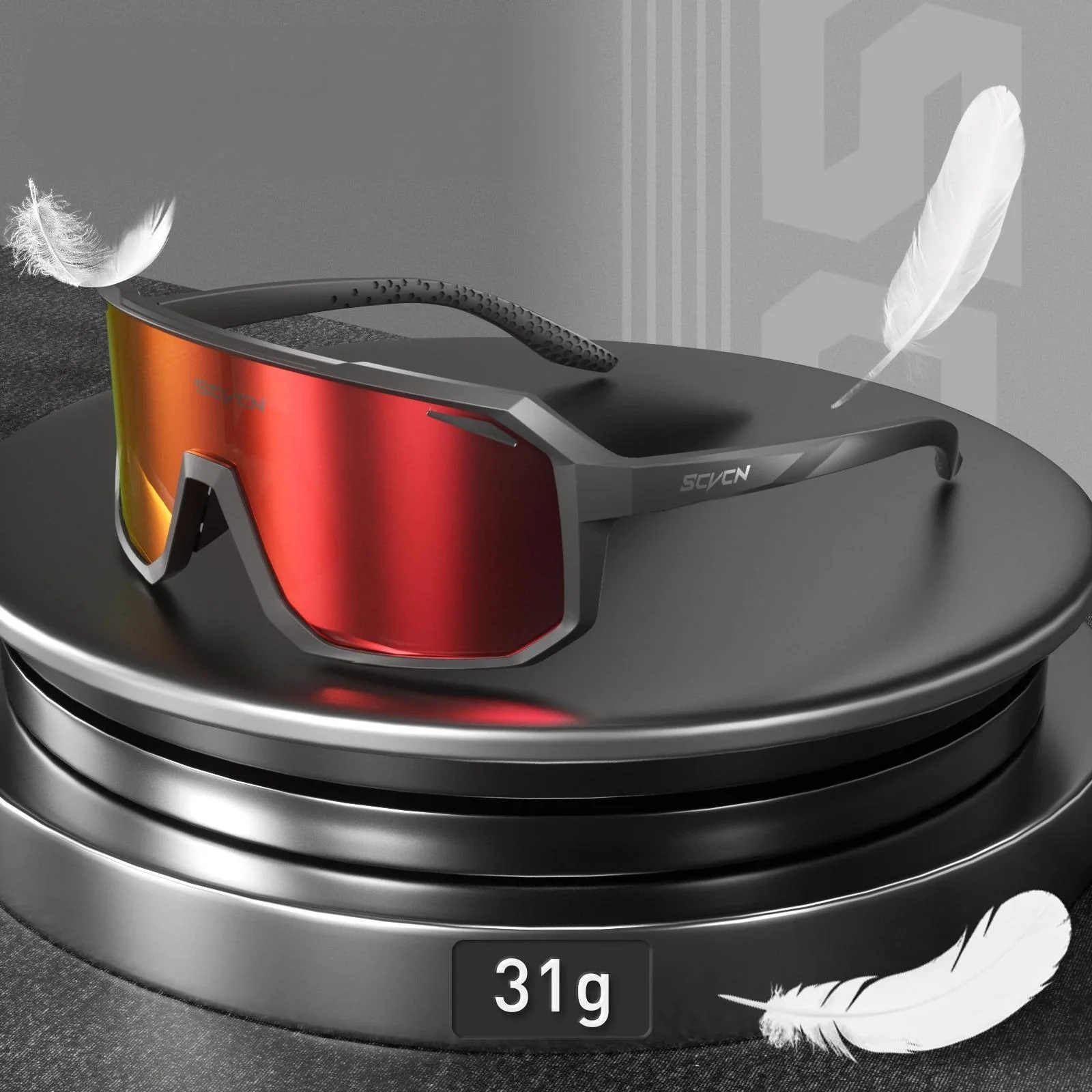 Multi-Sport UV400 Polycarbonate Sunglasses for Cycling and Outdoor Activities - Image 17