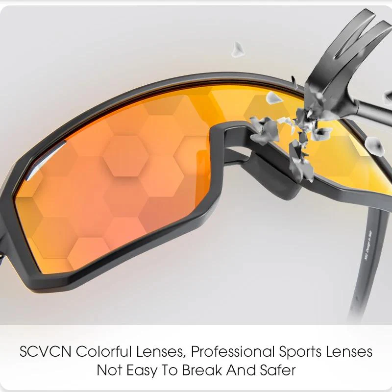 Multi-Sport UV400 Polycarbonate Sunglasses for Cycling and Outdoor Activities - Image 21