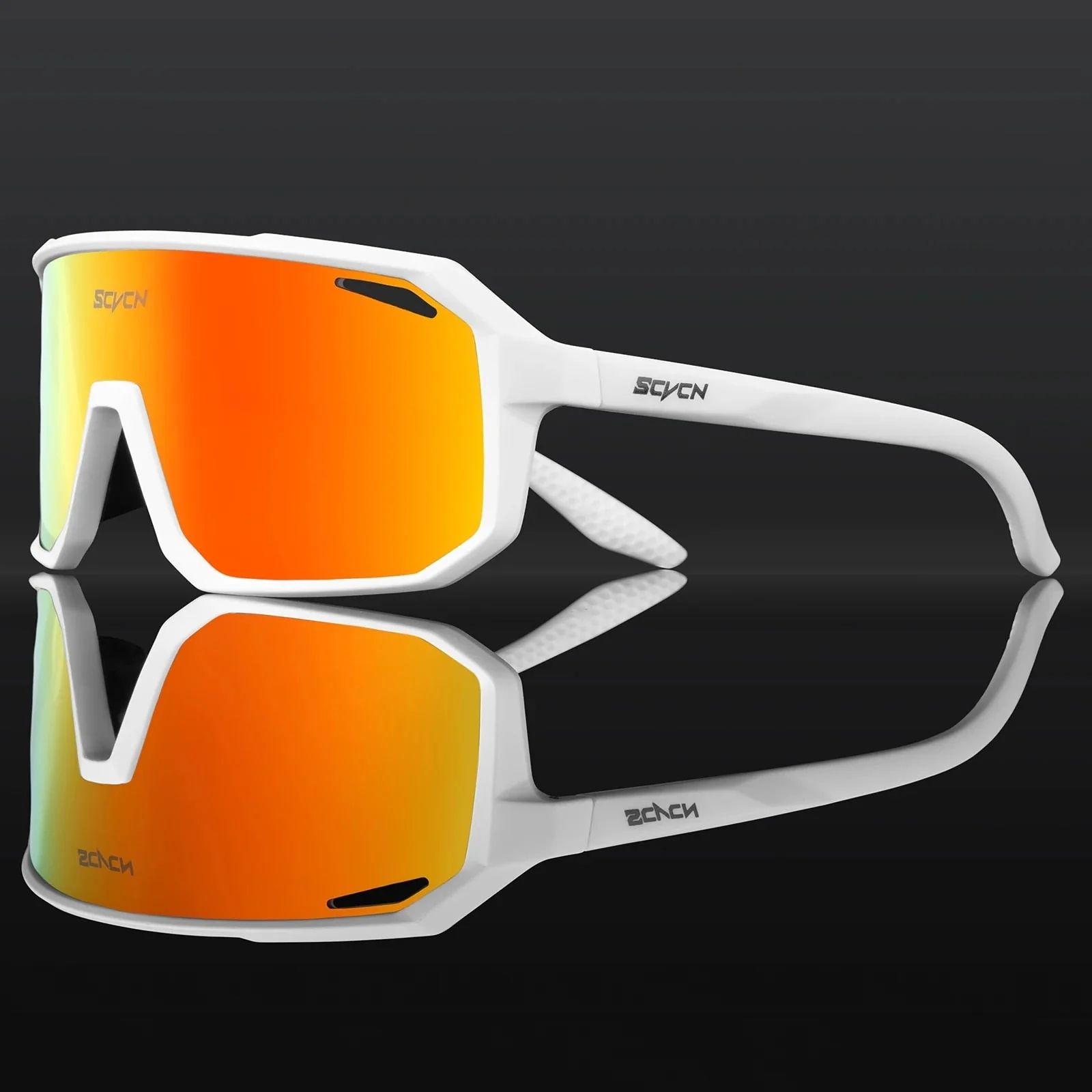 Multi-Sport UV400 Polycarbonate Sunglasses for Cycling and Outdoor Activities - Image 4