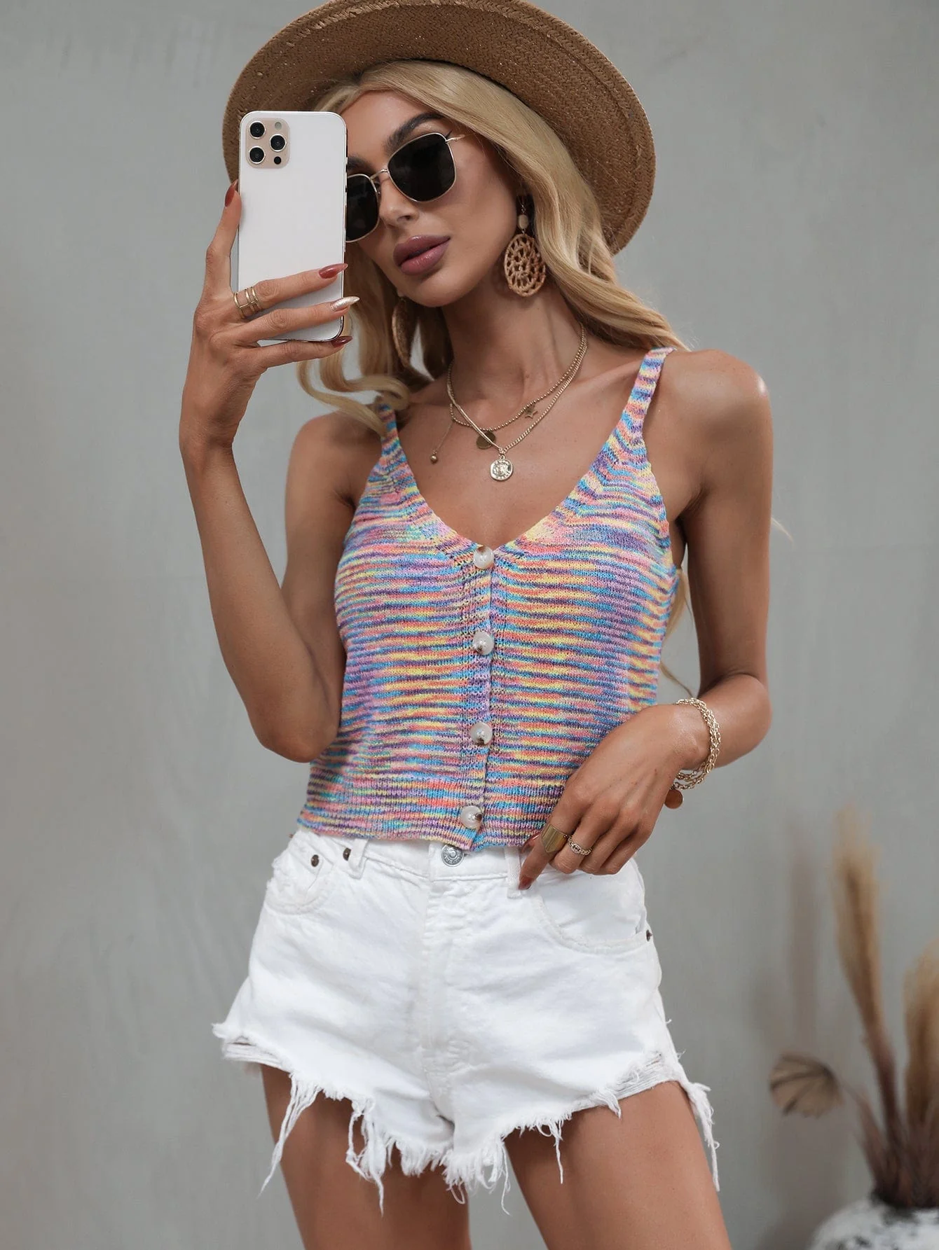 Multicolor Space Dye Top - Image 3