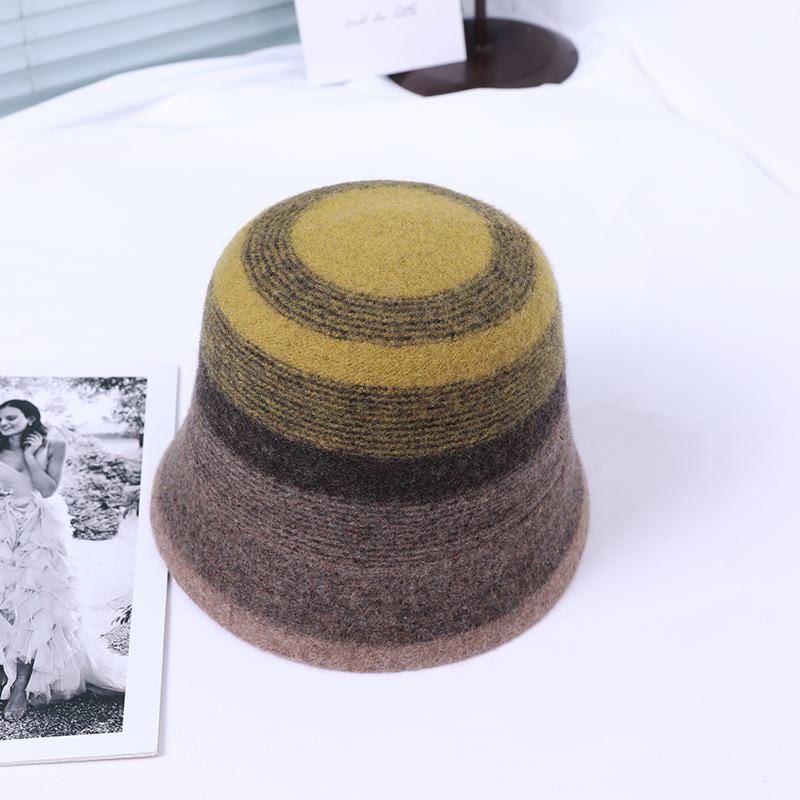 Multicolor Striped Bucket Hat - Image 4