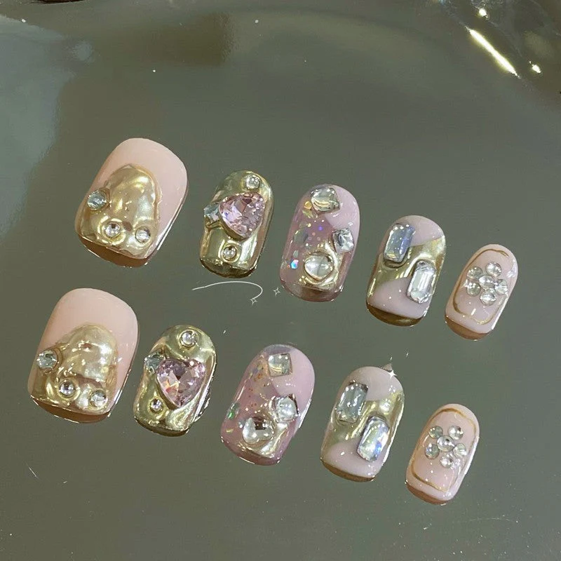Nail Wear Nail Handmade Finished Product Fake Nails - Image 4