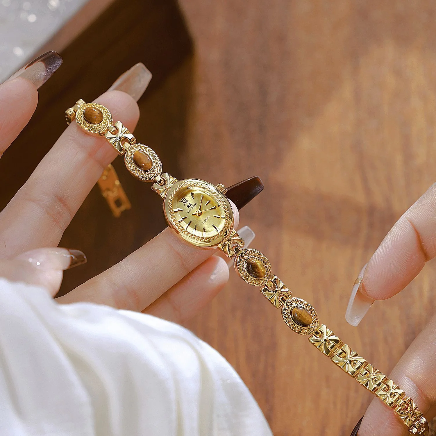 Natural Tigereye Maillard Advanced Chain Watch - Image 3
