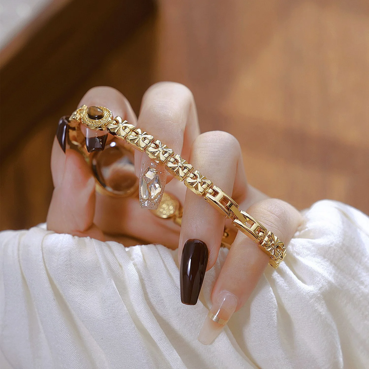 Natural Tigereye Maillard Advanced Chain Watch - Image 4