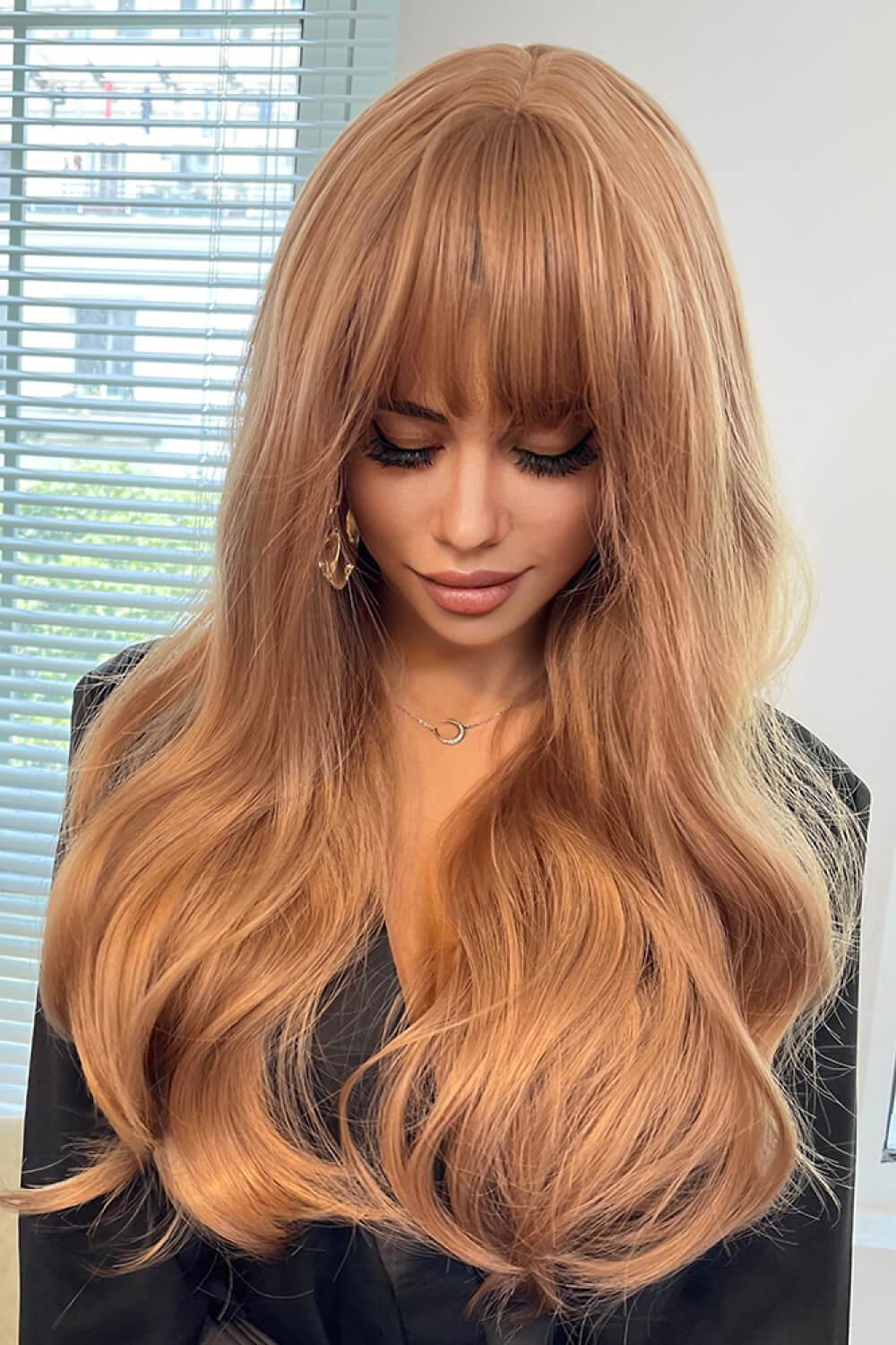 Natural Wave Full Machine Synthetic Wigs 26" - Image 4