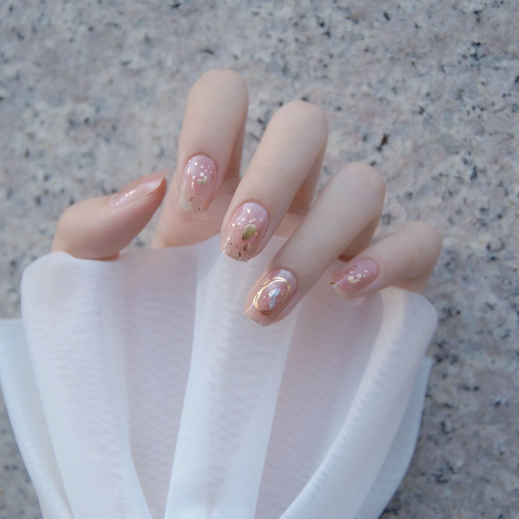 Net Red Hill Pattern 3d Nail Patch Nail Polish Film Sticker - Image 4