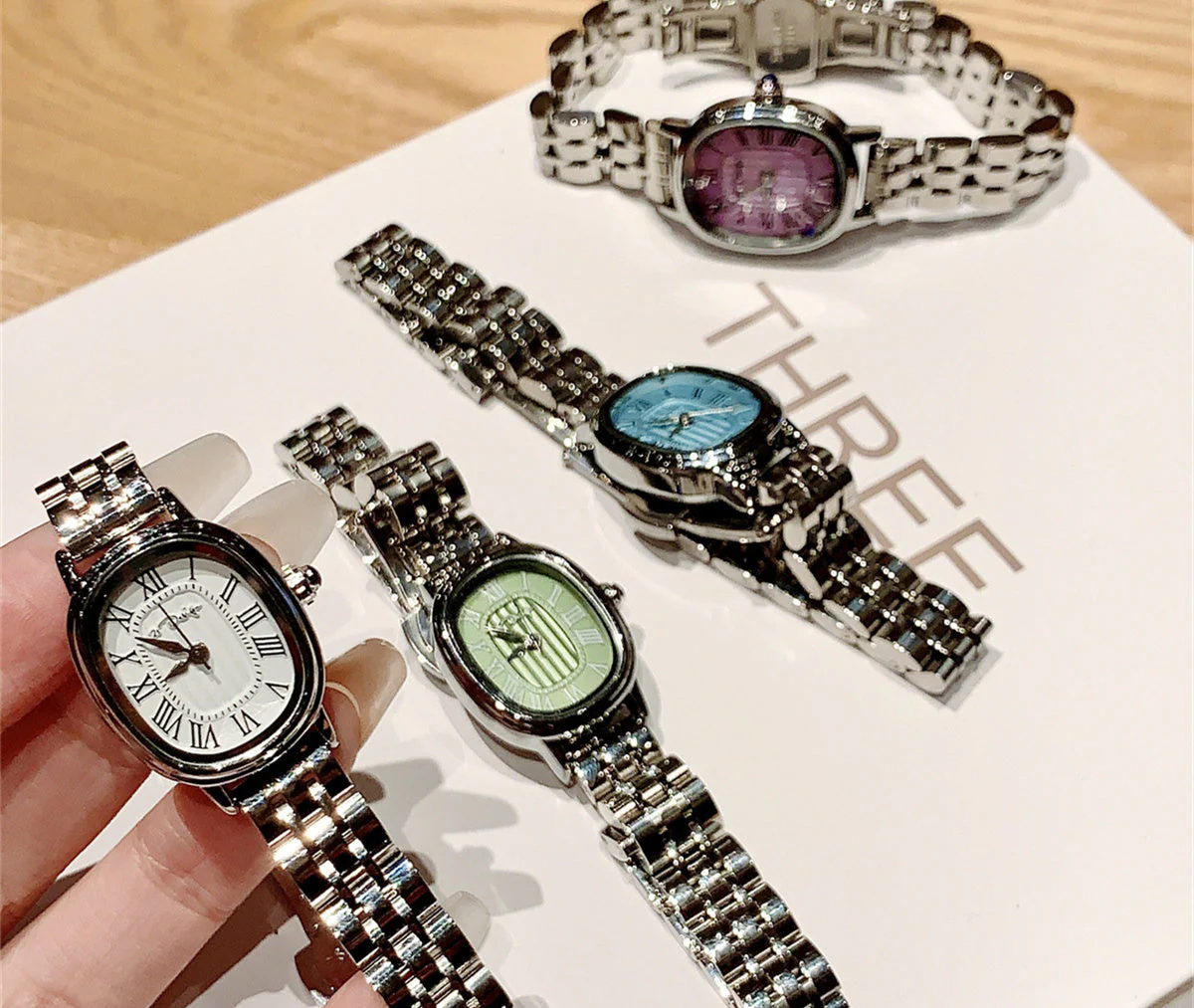 Niche Roman Scale Steel Watch Female - Image 4