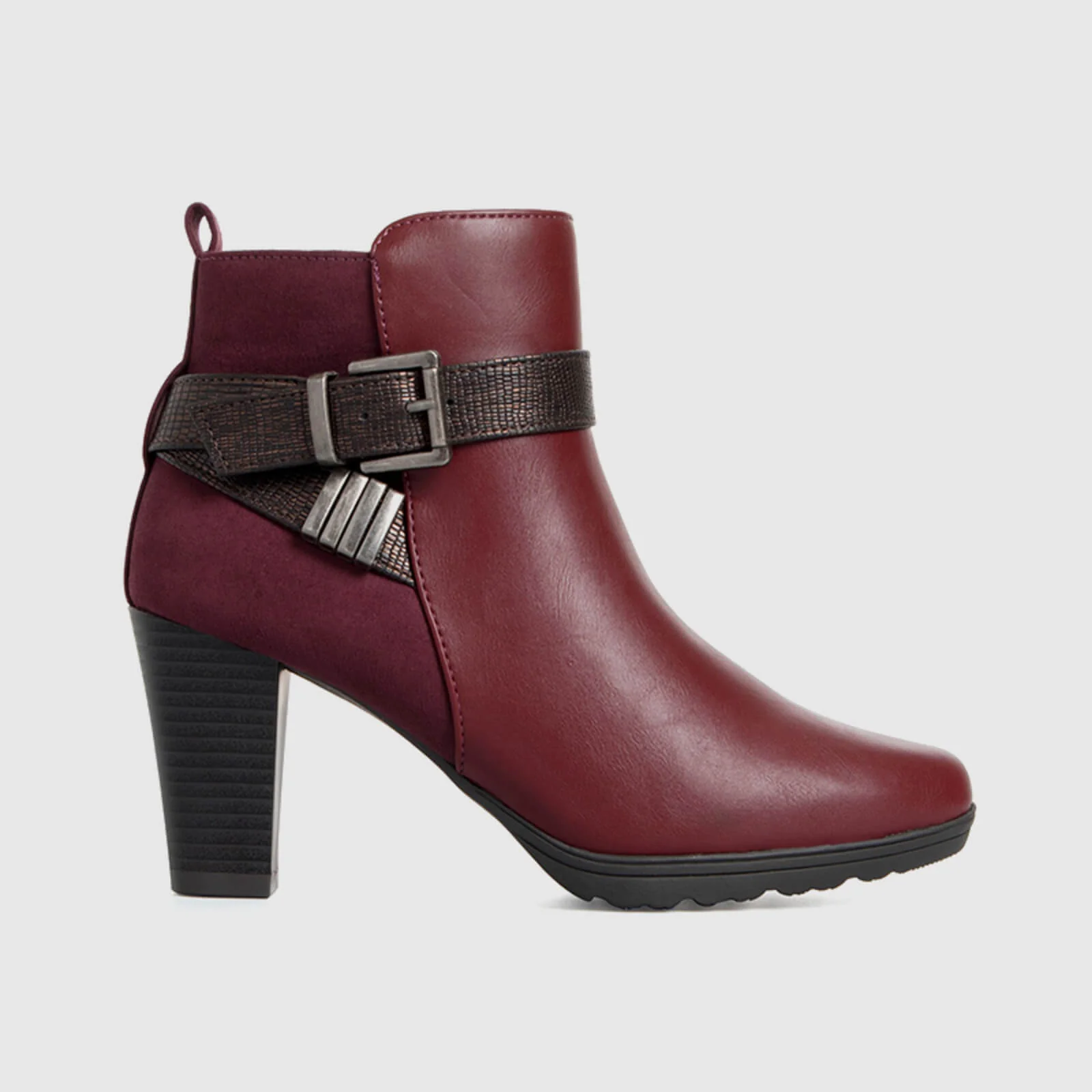 Buckle Strap Ankle Boots - Image 11