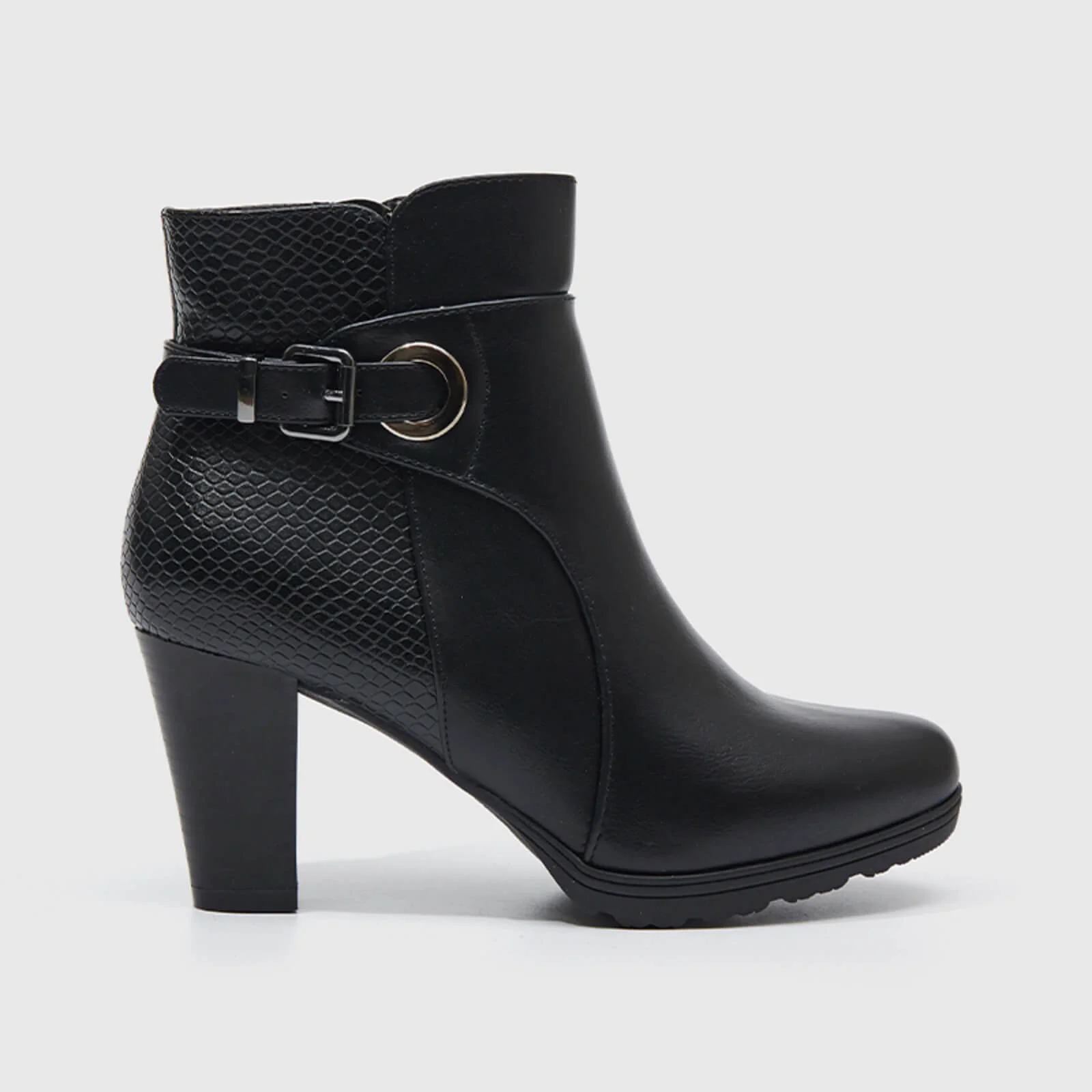 Buckle Strap Ankle Boots - Image 2