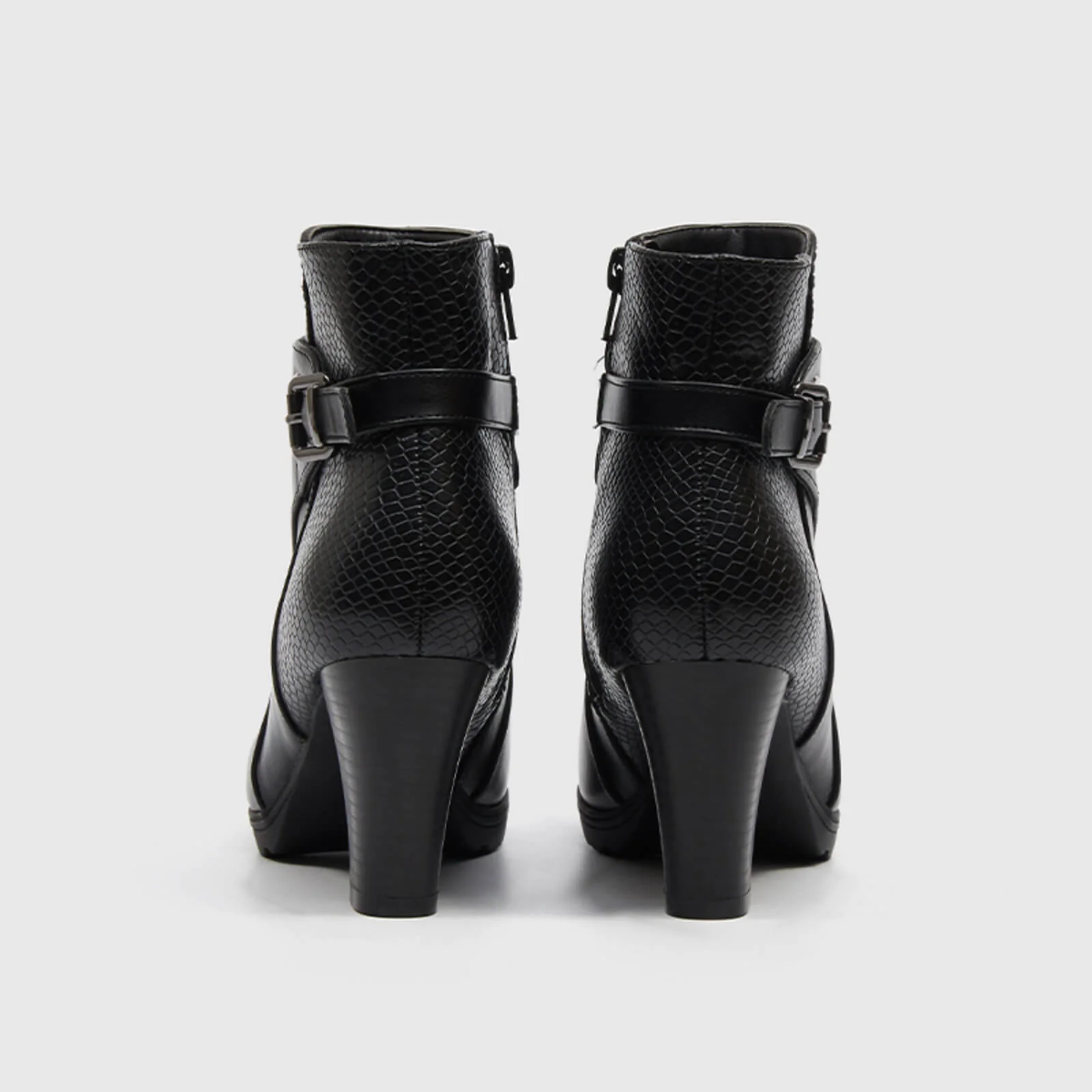 Buckle Strap Ankle Boots - Image 4