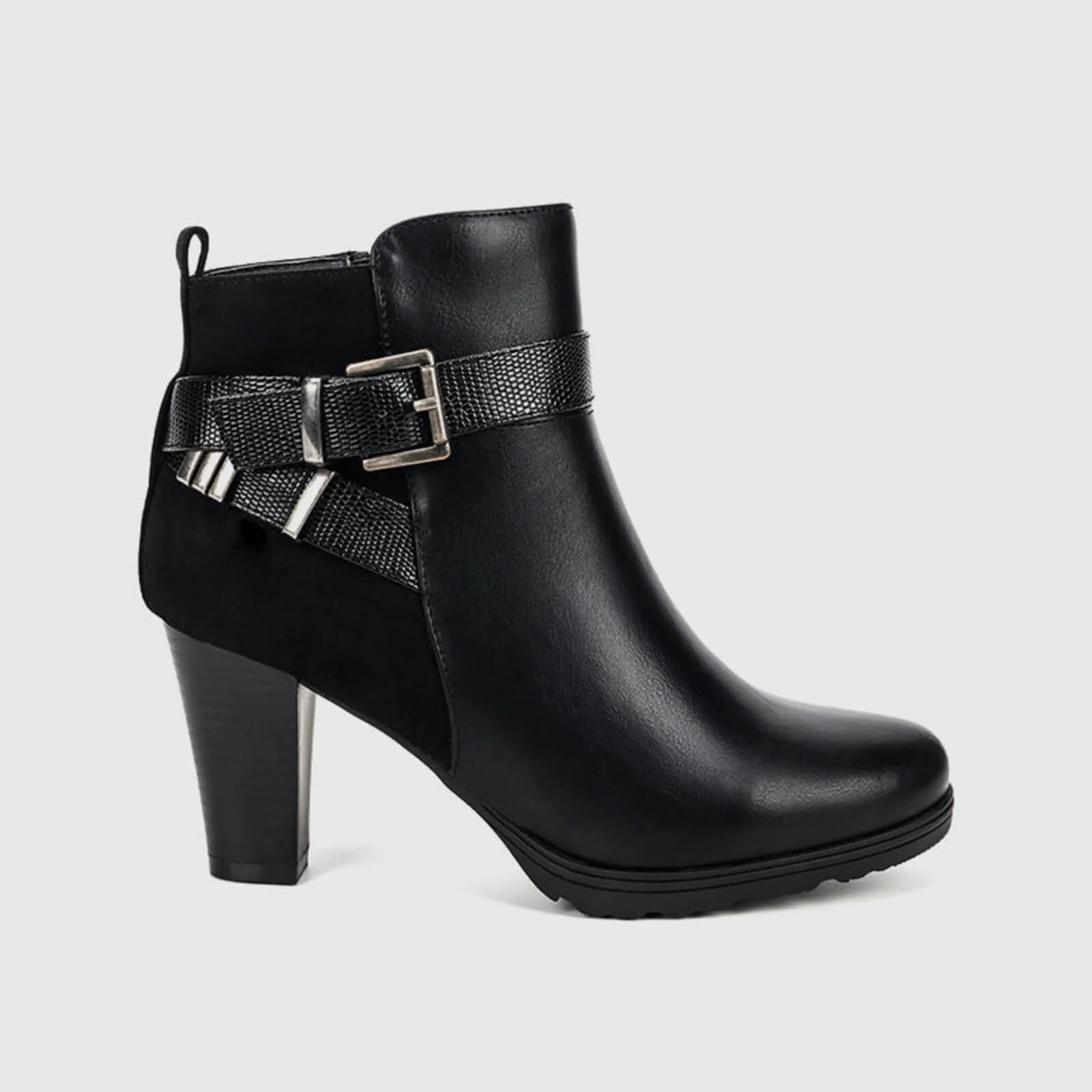 Buckle Strap Ankle Boots - Image 7