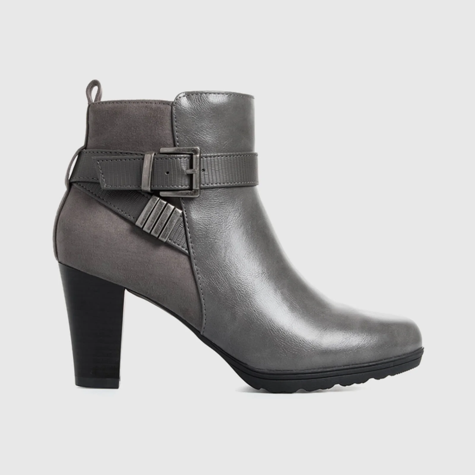 Buckle Strap Ankle Boots - Image 9
