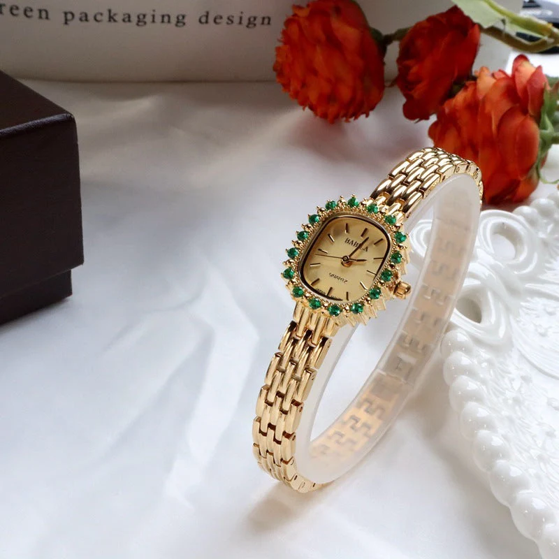 Octagonal Diamond Casual Cool Chain Watch English Watch Wholesale - Image 8