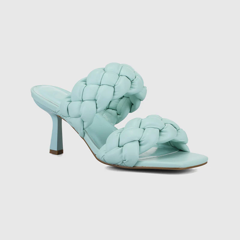 Square Toe High Heeled Sandals