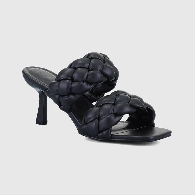 Square Toe High Heeled Sandals - Image 17