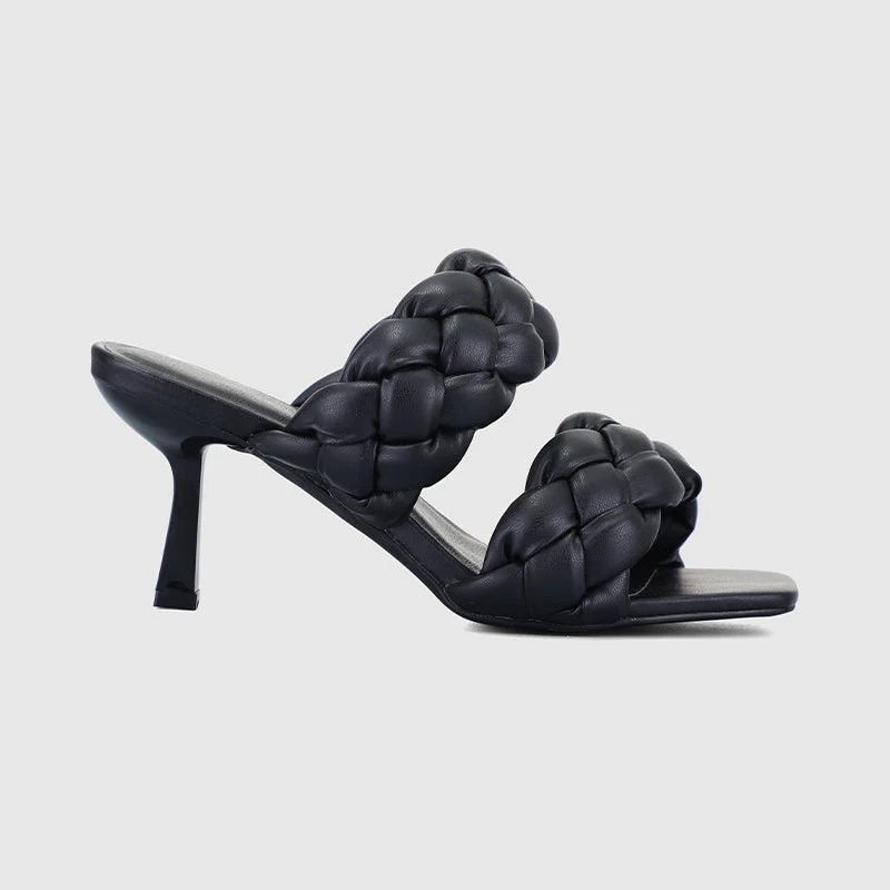 Square Toe High Heeled Sandals - Image 18