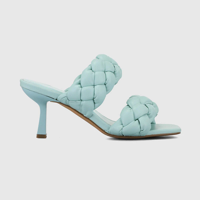 Square Toe High Heeled Sandals - Image 2
