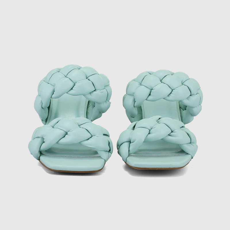 Square Toe High Heeled Sandals - Image 4