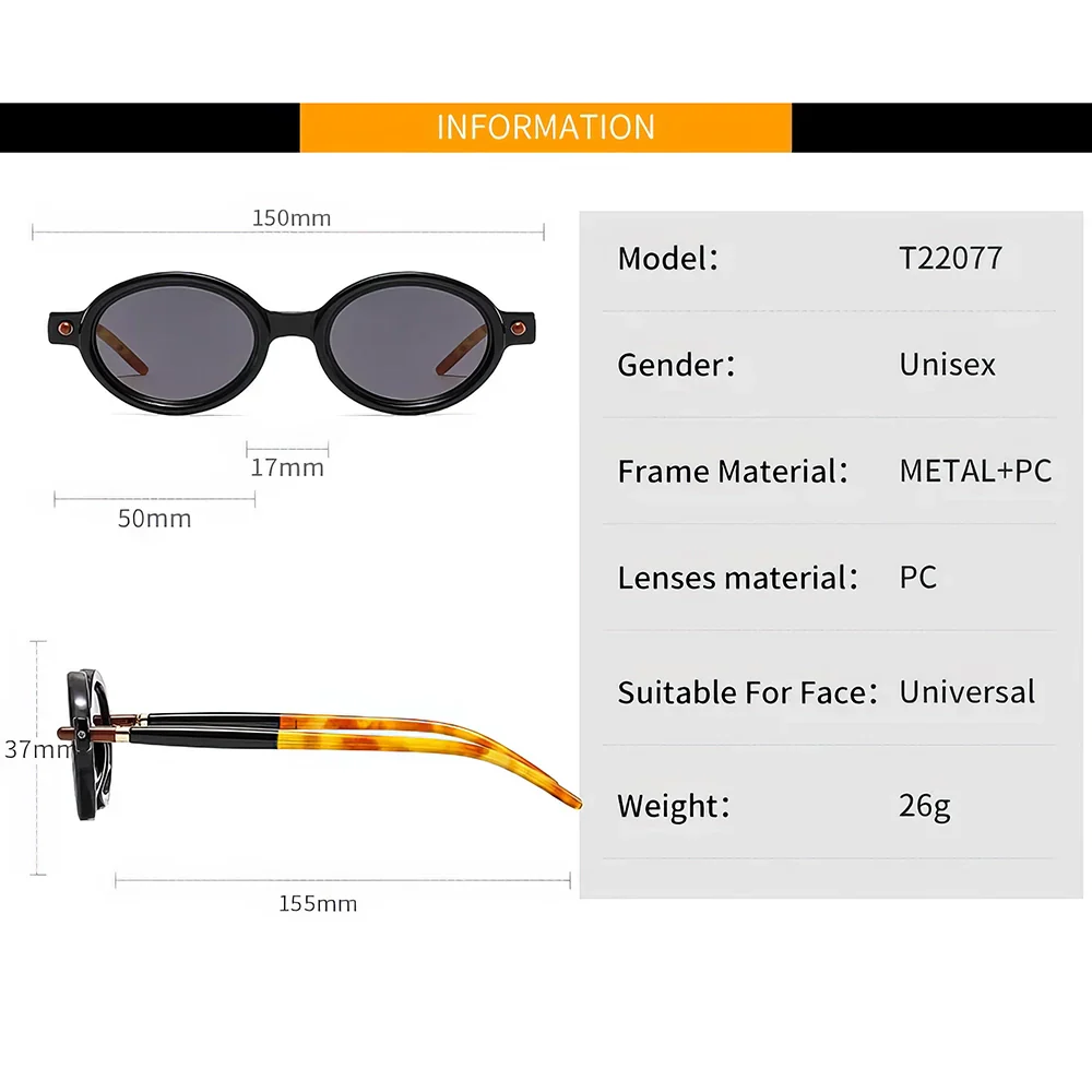 Oval Sunglasses for Men - Image 10