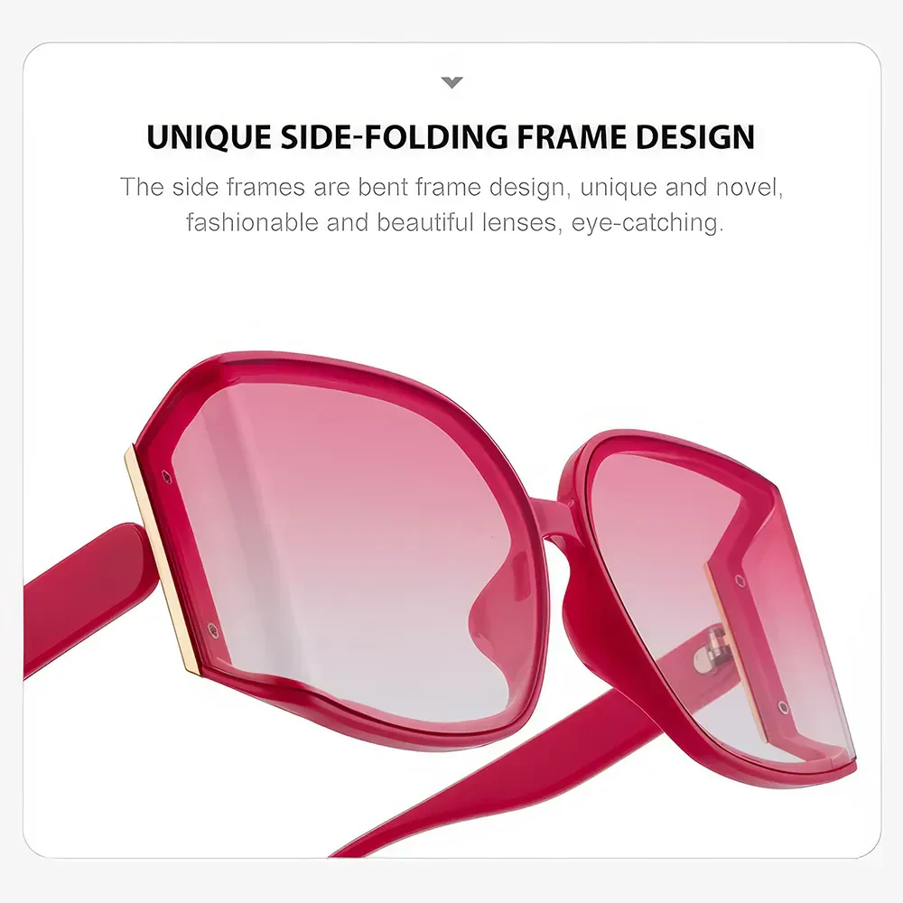 Oversized Square Sunglasses for Women - Image 15