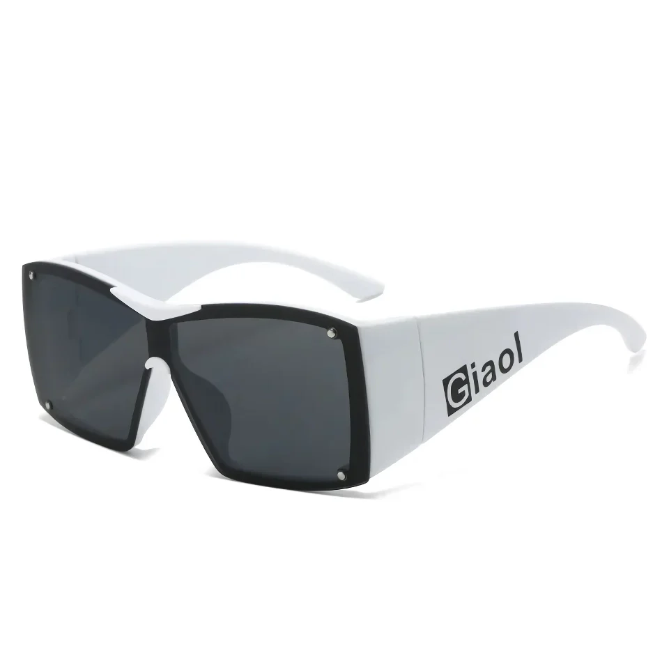 Oversized Square Sunglasses with UV400 Lenses - Image 6